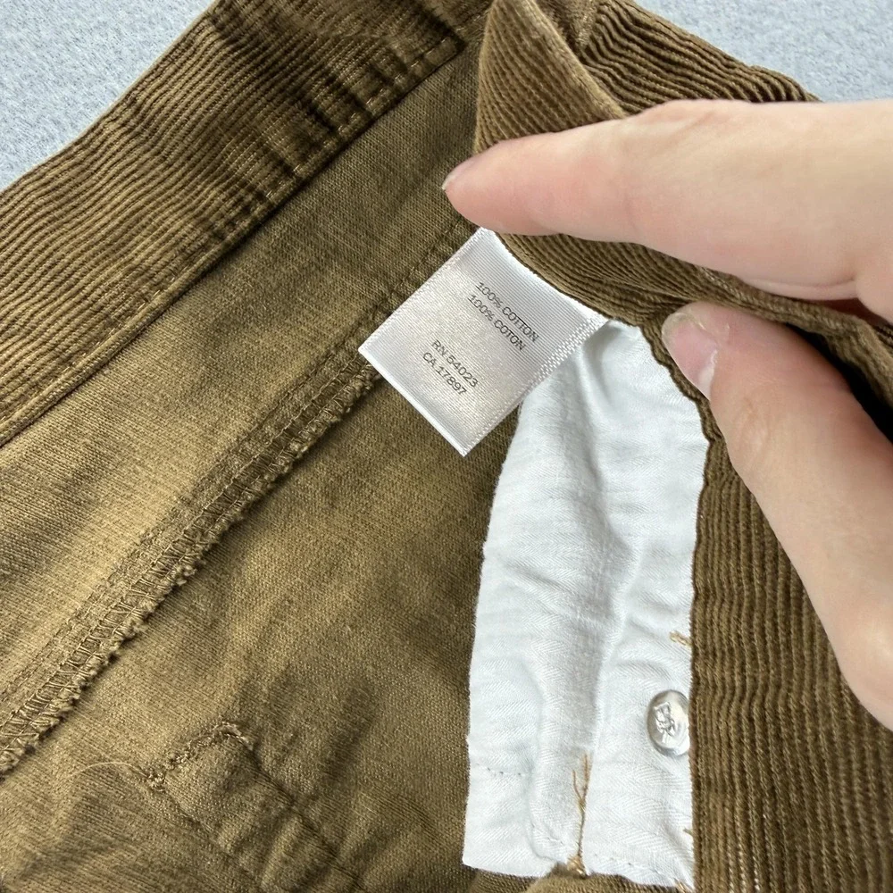 Banana Republic Pants Mens 36x30 Brown Corduroy Straight Leg 5 Pocket Casual